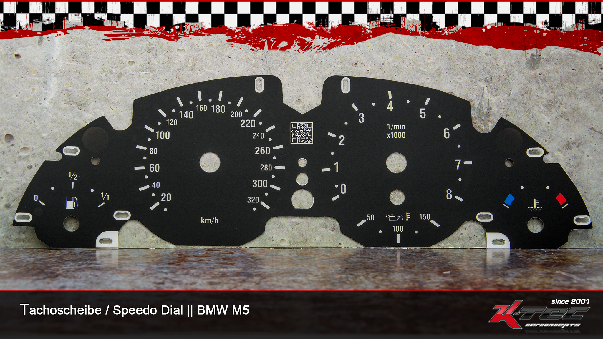 Bmw e39 m5 330km-h tachoscheibe   -  (Bmw)