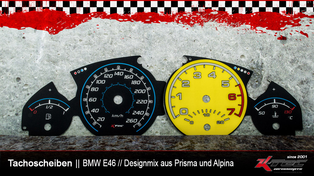 Bmw e46 designmix prisma alpina tachoscheiben   -  (Bmw)