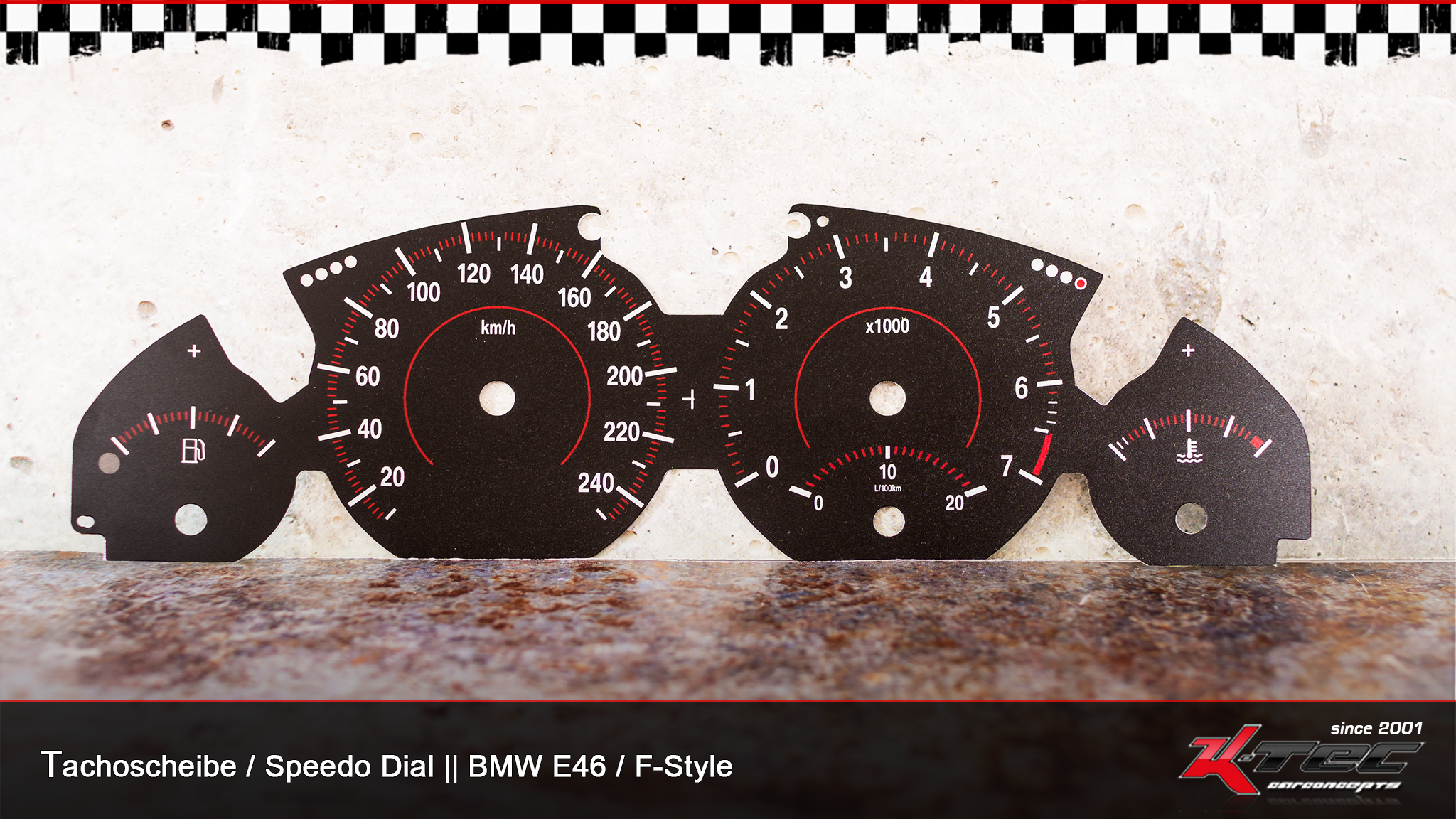 Bmw e46 f-style tachoscheibe   -  (Bmw)