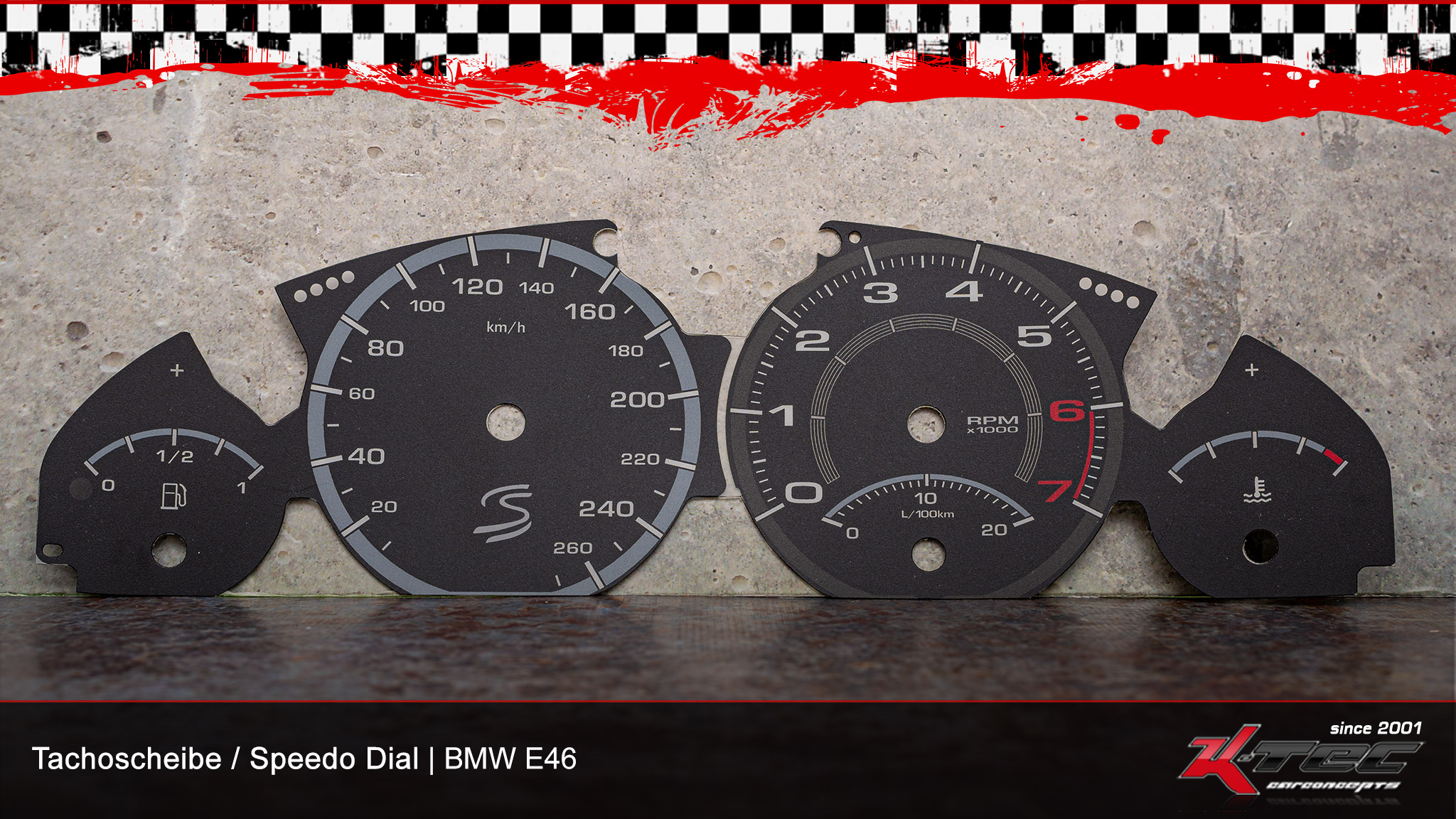 Bmw e46 ferrari tachoscheibe   -  (Bmw)