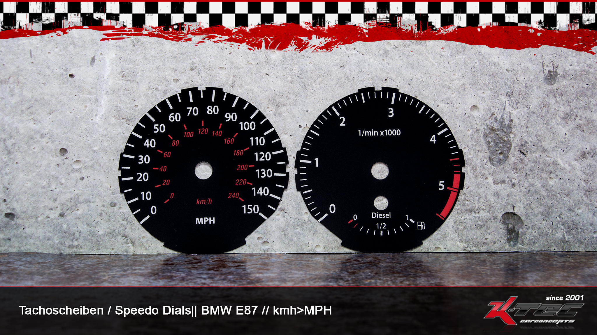Bmw e87 mph tachoscheiben   -  (Bmw)