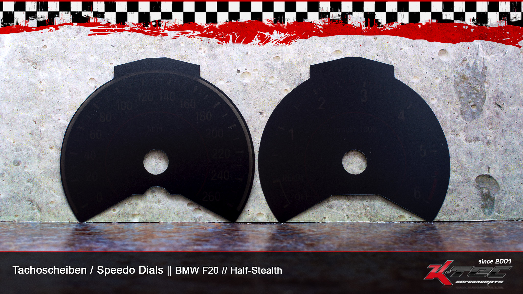 Bmw f20 half-stealth tachoscheiben   -  (Bmw)